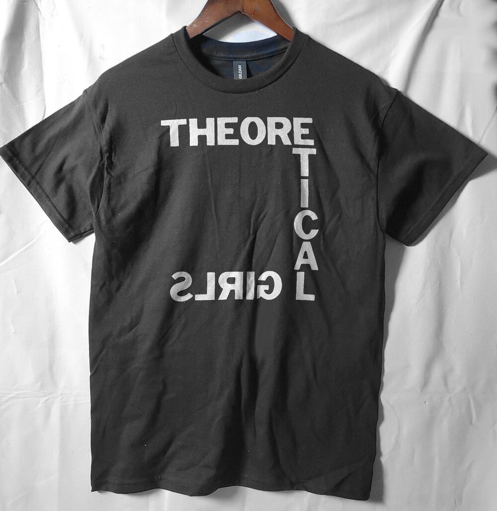 theoretical Girls   band t shirt  Size Medium Black